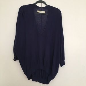 Anthropologie indigo sweater